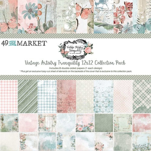 image_7ac58184-7550-4a90-b664-1c9c0473f030 49 and Market VINTAGE ARTISTRY TRANQUILITY 12X12 Collection Paper Pack - Image 1