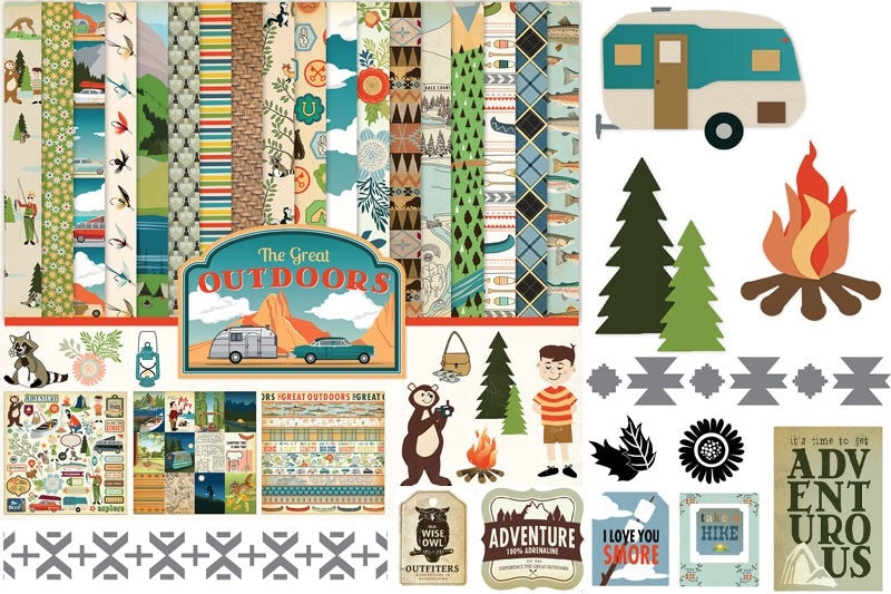 image_7cdac461-e251-4b5e-a8e8-1254f18261ab Carta Bella The Great Outdoors Collection Kit 12"X12" - Image 1