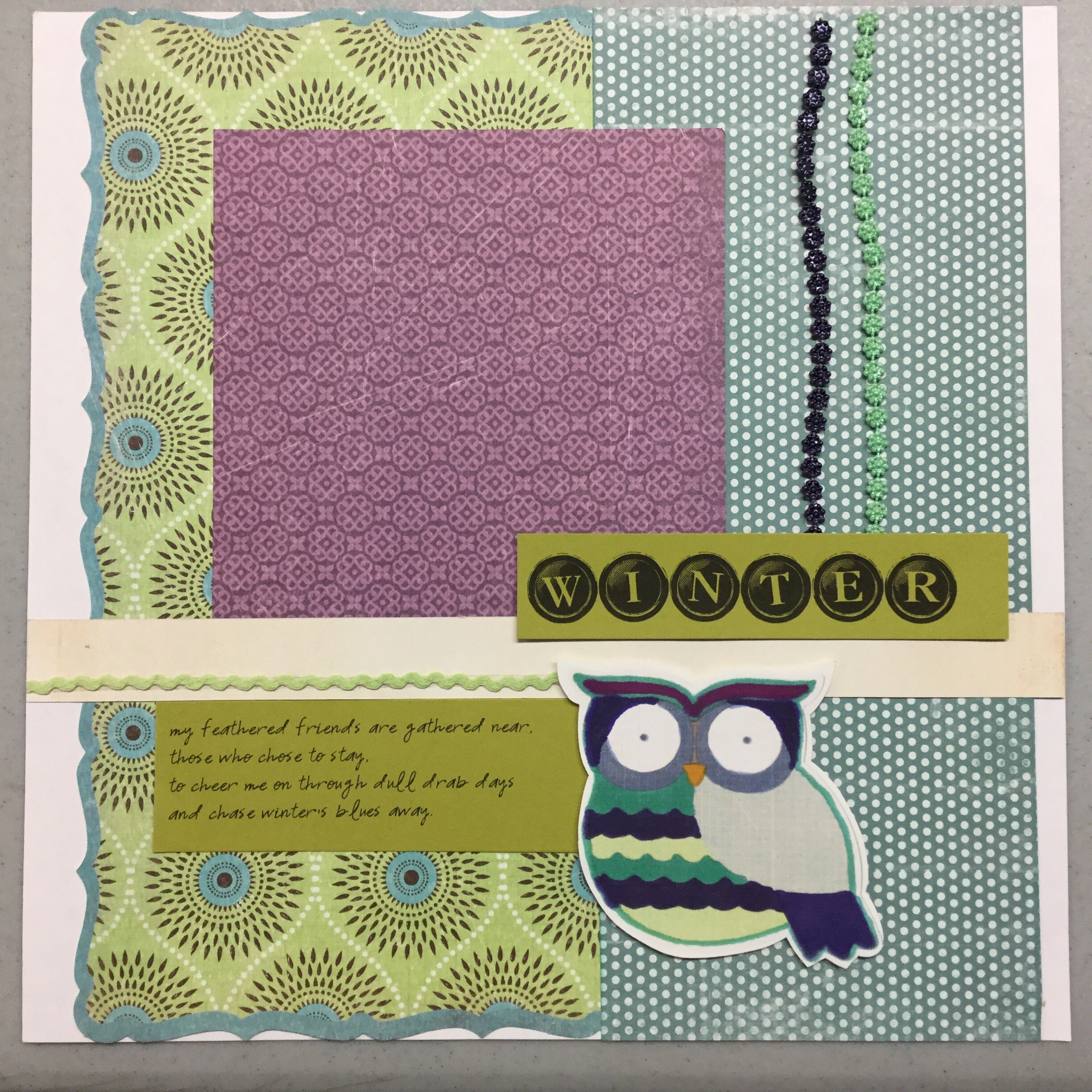 image_7d709d47-03d2-42c3-a26a-0fdbcb6ef8ee Page Kit 12x12 Scrapbook WINTER - Image 1