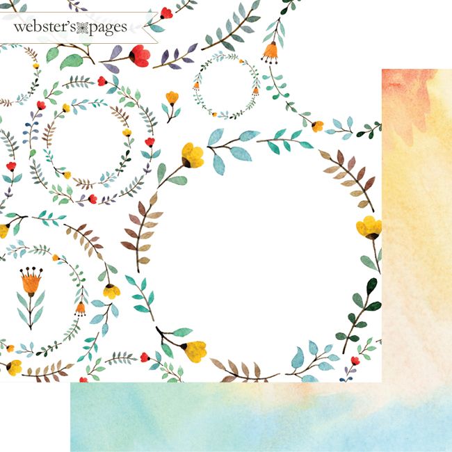 image_7fac8cd9-febd-408b-a98c-57f9d1d37de5 Webster's Pages Dream in Color DRIFTING 12"X12" Cardstock Paper - Image 1