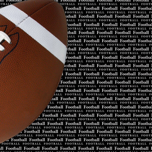 image_8af8e60f-55d6-46b0-9d68-10aa72f50b54 FOOTBALL GO BIG LEFT 12"X12" Sports Cardstock Paper Sheet - Image 1