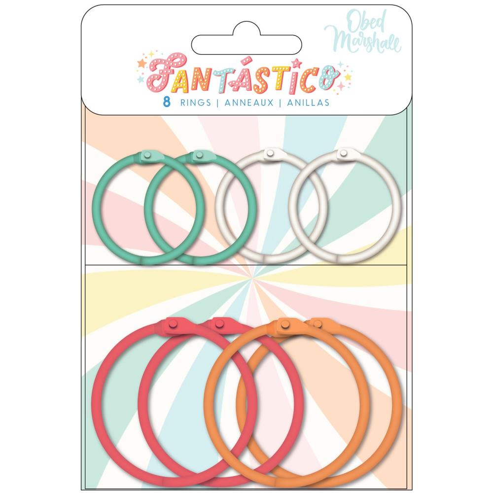 image_8b0fac75-b202-4f9b-a74f-b525a9adfe33 American Crafts Obed Marshall Fantastico Colored O-Rings 8pc - Image 1