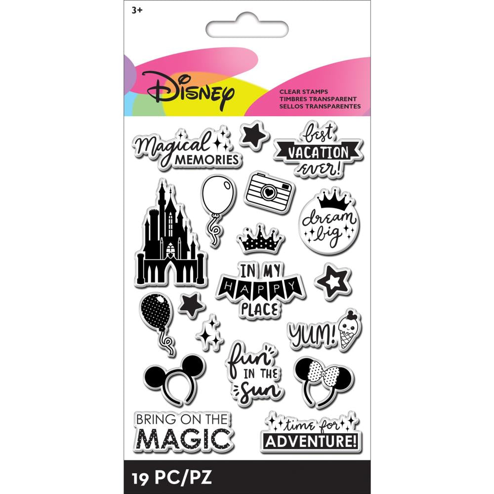 image_91f24d78-ea32-4f59-9912-46c0aa784a4a EK Success Disney WORDS Clear Acrylic Stamps - Image 1