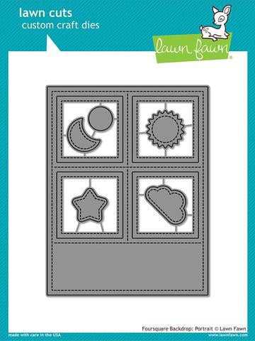 image_951543d4-7e1b-44f2-99ed-b7c15dcf4fb7 Lawn Fawn Cuts FOURSQUARE BACKDROP PORTRAIT Custom Craft Dies - Image 1