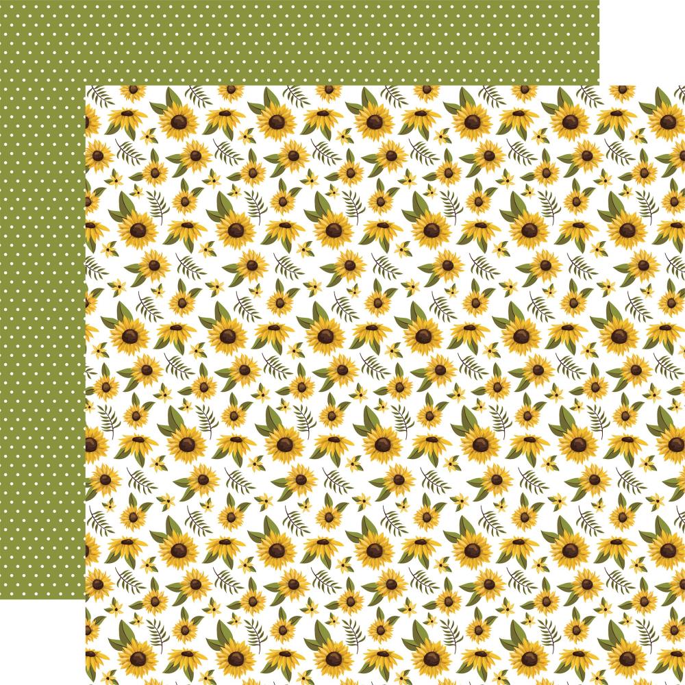 image_98a542d7-8aab-4af4-a7dc-680324af6346 Carta Bella Fall Fun BLOOMS OF FALL 12"x12" Scrapbook Paper - Image 1