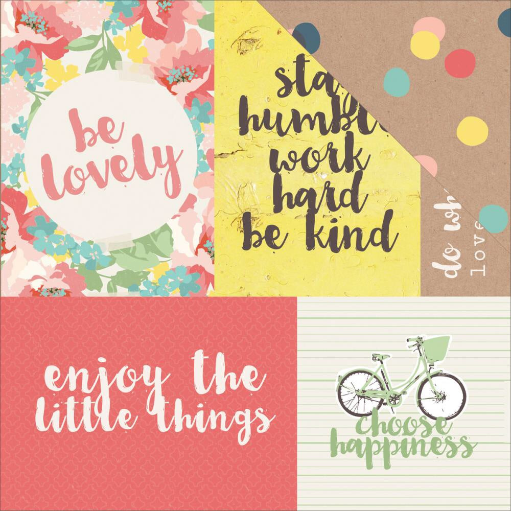 image_9d4e869e-632f-4003-b388-732cc96e0f1a Kaisercraft Finders Keepers MEDLEY 12"X12" Scrapbook Sheet - Image 1