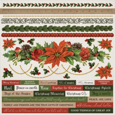 image_9d6b099e-f7d0-48bc-8d4b-39419207ac1b Kaisercraft LETTERS TO SANTA Collection 12X12 Sticker Sheet - Image 1