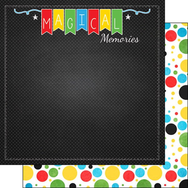 image_a2703a4c-051c-4be7-b421-5f58df1ec056 MAGICAL MEMORIES DOTS 12”X12” Scrapbook Paper - Image 1