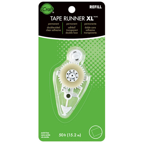 image_af9f538a-d2bf-43c7-9481-a02b7aa6282c ICraft Thermoweb 50' TAPE RUNNER XL REFILL Permanent Adhesive - Image 1