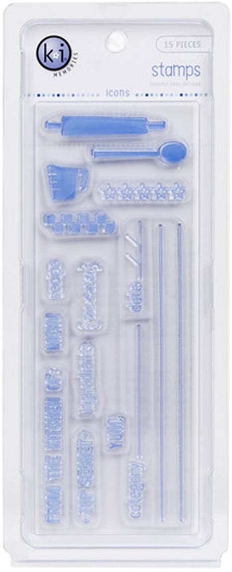 image_ba770593-94d7-4b73-977e-20a81c681db6 Ki Memories Stamps Icons COOKING 15pc - Image 1
