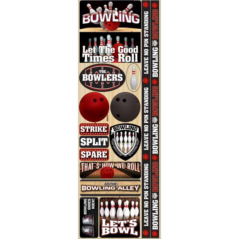image_c4936add-c4c2-4f3e-a82c-a4b74ef19ed7 Reminisce BOWLING Signature DieCut Stickers 16pc - Image 1