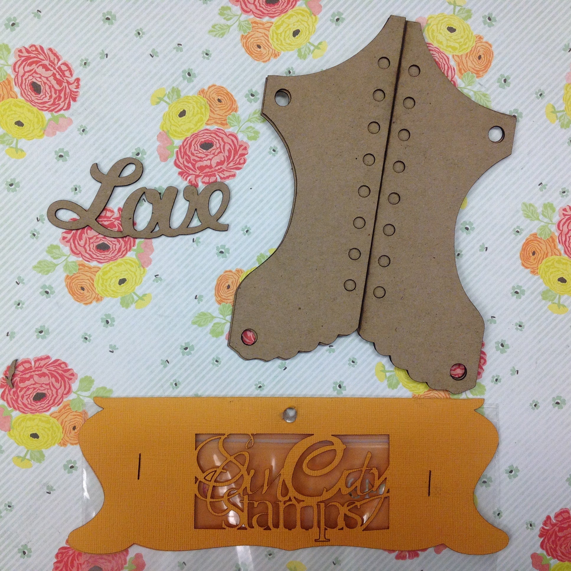 image_c96eedcc-8ab5-47aa-93e7-b455cdeb2441 Sin City Stamps LINGERIE Chip Board Album 4"X7" - Image 1