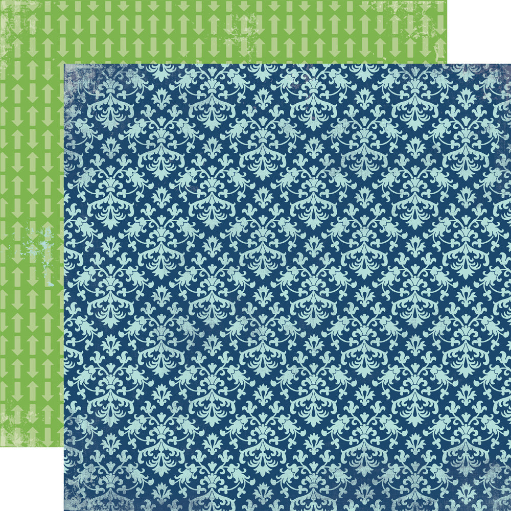 image_cbd701b9-f56d-4d9a-b3ec-de5602a9d3f5 Carta Bella Travel Stories DIRECTIONS 12"x12" Scrapbook Paper - Image 1