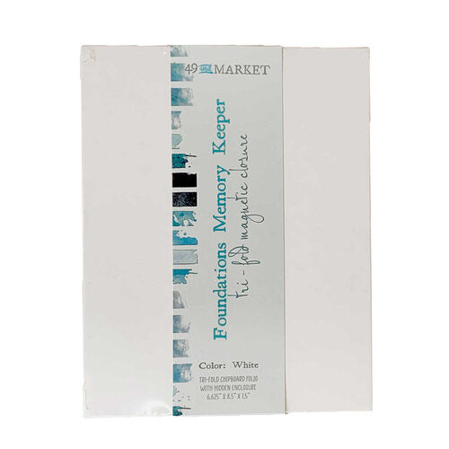 image_cd89b1e6-61ba-4137-8ccf-76acdcb31ac3 49 and Market Foundation MEMORY KEEPER TRI-FOLD MAGNETIC CLOSURE 6"X8" Album - Image 1