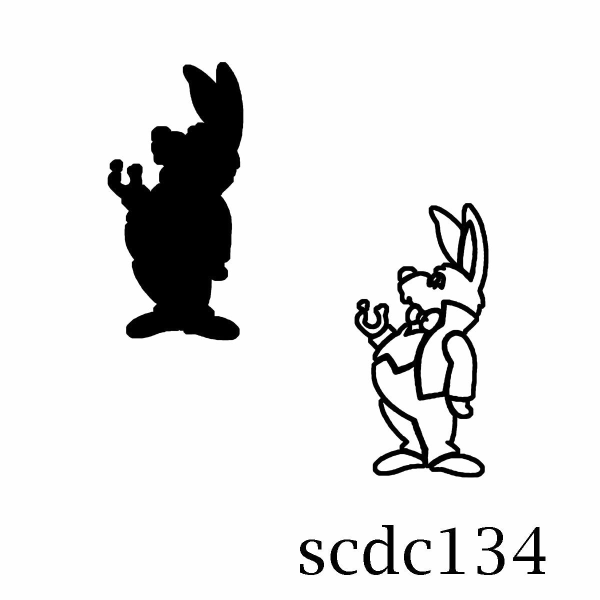 image_d330405e-66b1-4b7b-bad6-3ae5d76df776 Alice In Wonderland RABBIT Laser Cut 6 pieces - Image 1