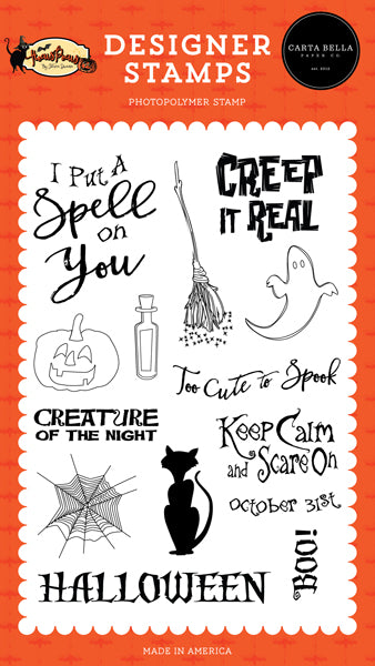 image_d7dea844-7433-4684-9365-4c589284283f Carta Bella HOCUS POCUS Designer Stamps Clear Photopolymer - Image 1