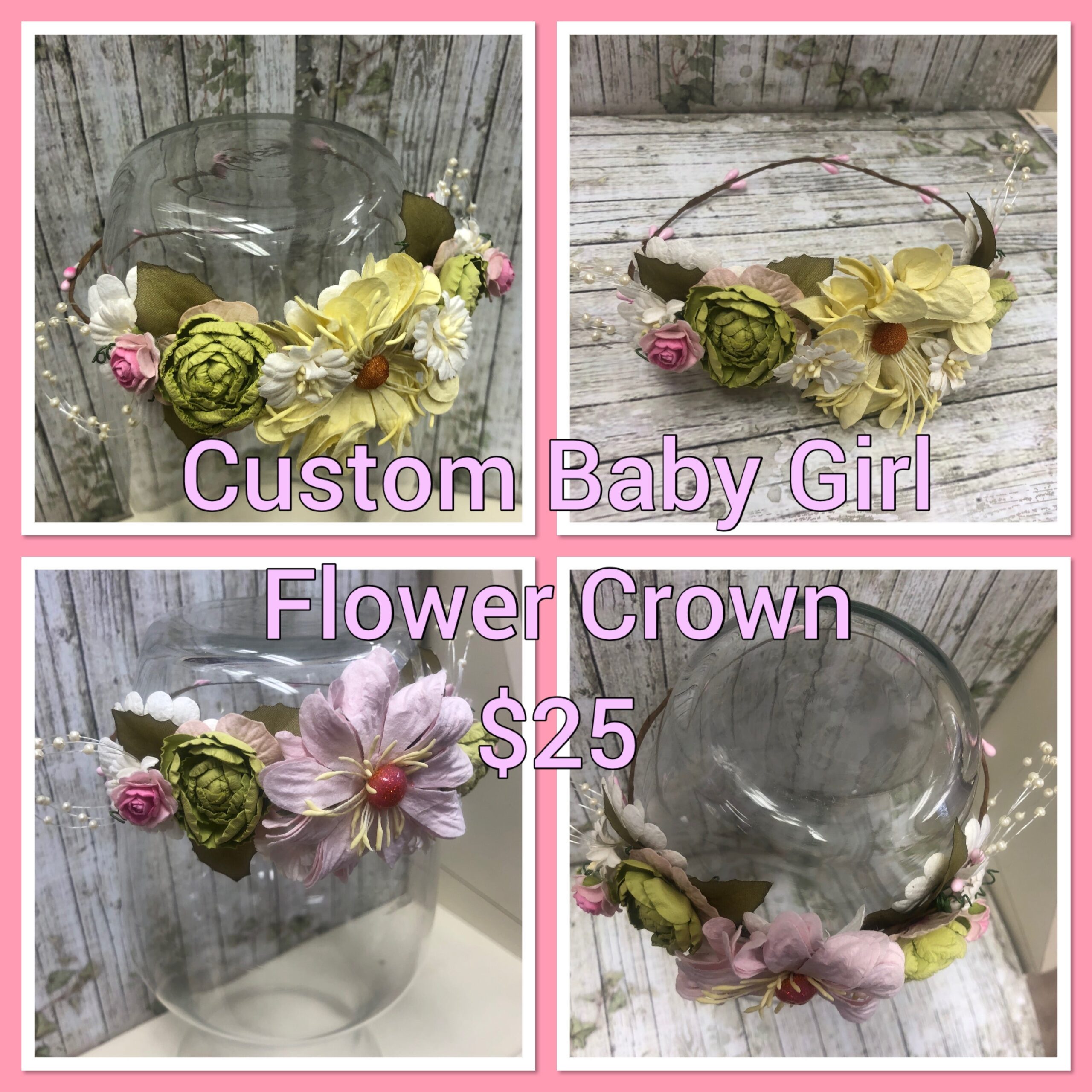 image_da39d45b-924d-46e4-b042-63067a9a9162 Custom Handcrafted Baby FLOWER CROWN - Image 1