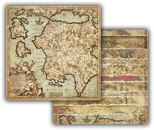 image_dafb8b55-012f-4553-8668-eecb085d64ae GLOBAL COLLECTION 7 Gypsies 12"X12" Scrapbook Paper 1 Sheet - Image 1