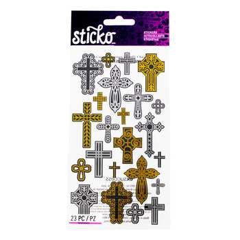 image_dafd932b-dbf0-458e-b416-900564299315 Ek Success Sticko Classic CROSS REPENTS Stickers 23 pc - Image 1