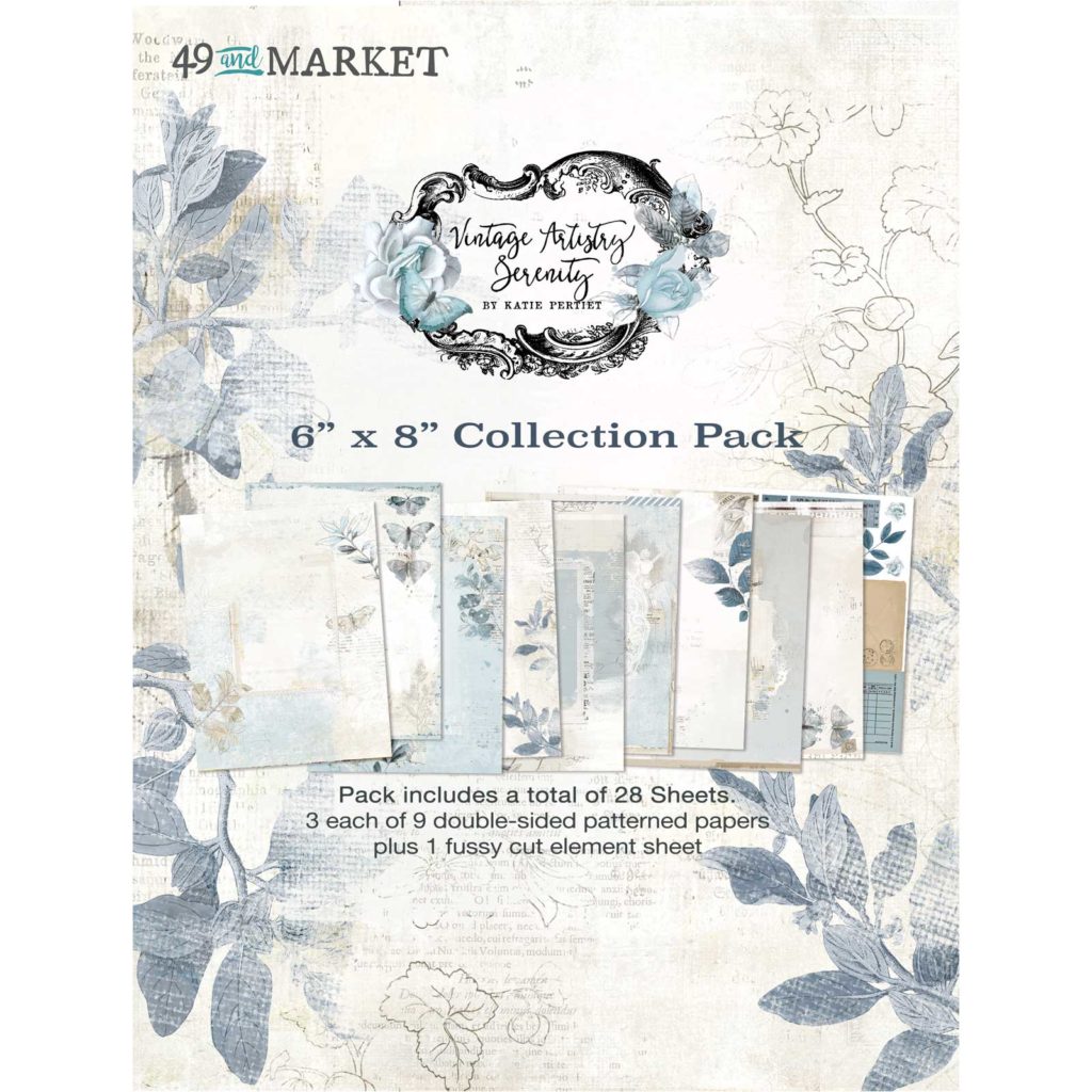 image_dd21deda-0fac-47b0-acb6-f17c8c9a77f4 49 and Market VINTAGE ARTISTRY SERENITY 6”X8” Collection Paper Pack - Image 1