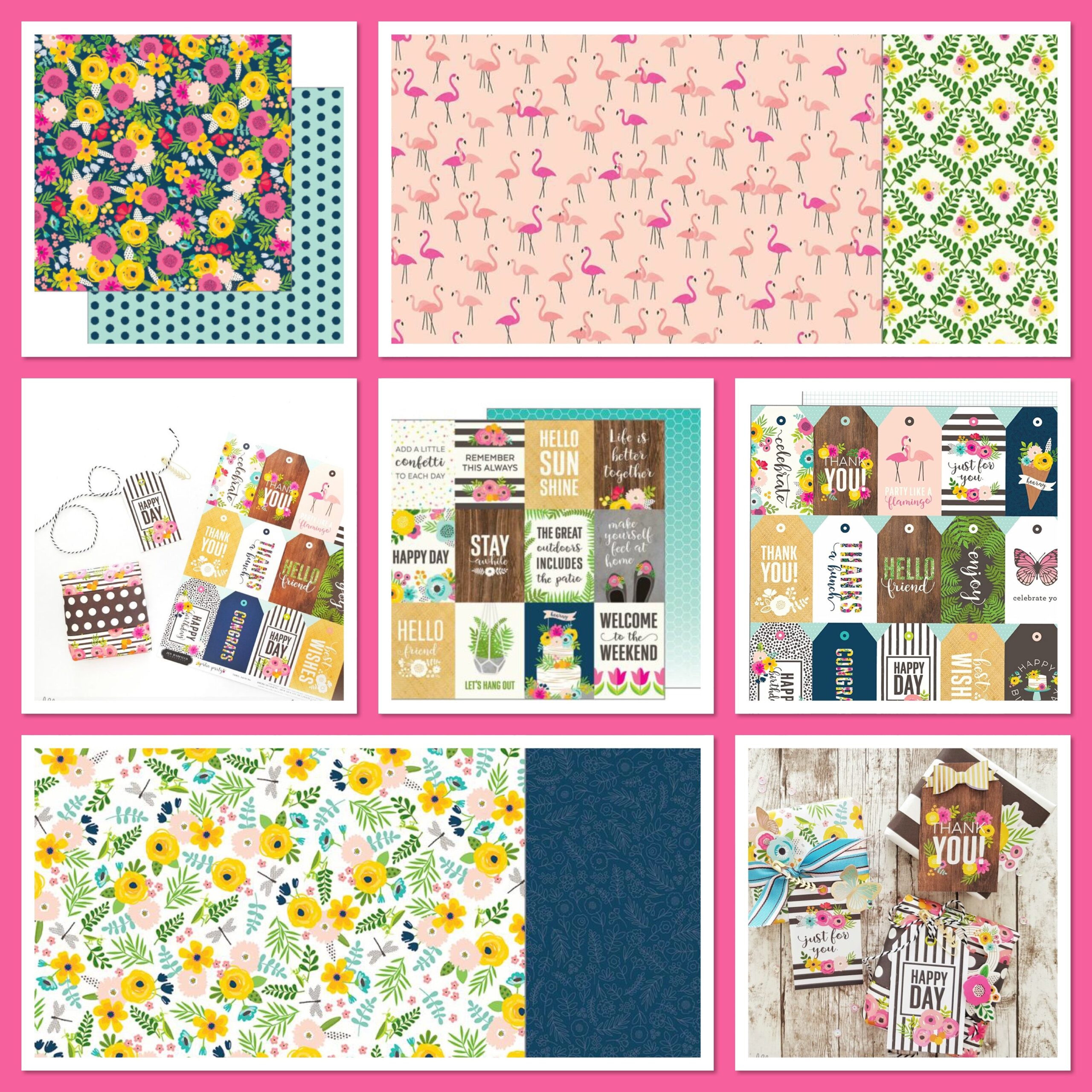 image_e2a89dc9-4077-4caf-9ca3-83c26de16886 American Crafts Jen Hadfield PATIO PARTY Scrapbook Paper Kit - Image 1