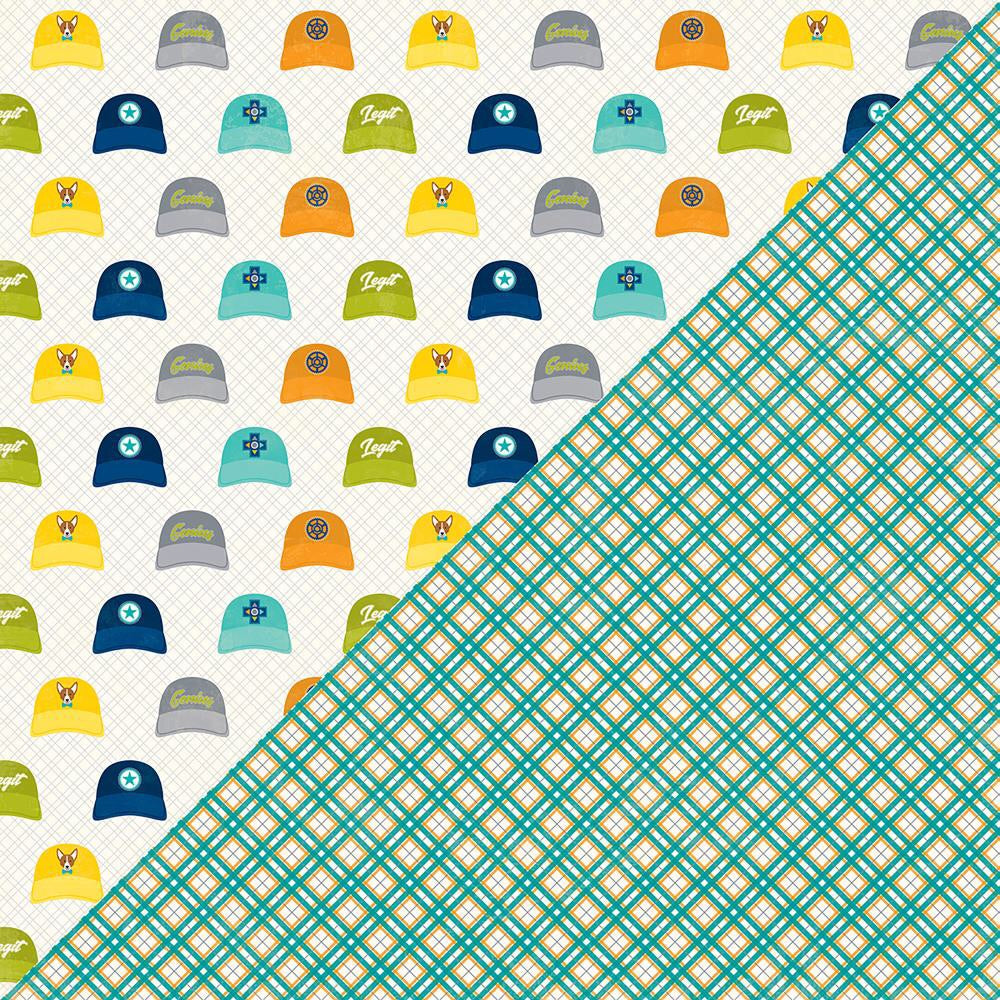 image_e5432ee9-7f6f-4895-acdd-efc327e0d369 Jillibean Soup 2 Cool for School AWESOME DUDE 12x12 Paper - Image 1