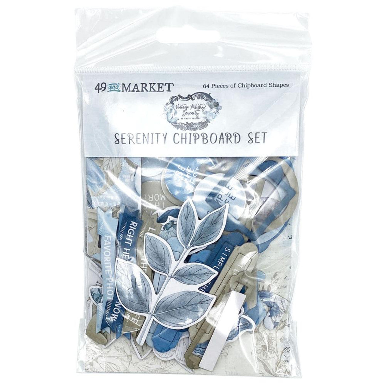 image_e5d8f776-d271-44b3-8f0a-e3905e96cbdf 49 and Market Vintage Artistry SERENITY CHIPBOARD SET - Image 1