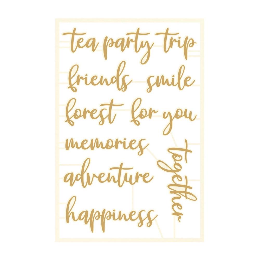 image_eaf82b22-986b-4433-ad91-c6bc2630ee60 P13 IN THE FOREST Light Chipboard Laser Cut Wood Embellishments 1 Set - Image 1