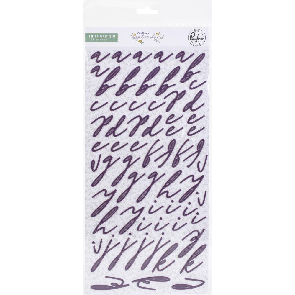 image_f045f4bf-b6c8-46da-80bf-e373fe98866c Pinkfresh Studio DAYS OF SPLENDOR ALPHA STICKERS 136 pc - Image 1