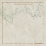 Scrapbook Customs NATIONAL PARK MAP AND WORDS 12"X12" Scrapbook Paper - Image 9