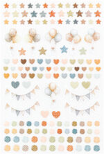 49 and Market LITTLE CELEBRATIONS DREAMERS Epoxy Stickers 143pc - Image 2