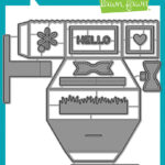 Lawn Fawn PLATFORM POP-UP Box Card Custom Craft Die 13 pc