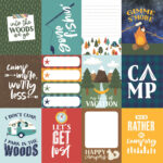 Echo Park Into The Wild 3X4 JOURNALING CARDS 12”X12” Scrapbook Paper - Image 2