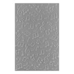 Spellbinders MUSICAL NOTES 3D Embossing Folder 5.5X8.5 - Image 2