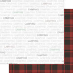 Scrapbook Customs CAMPING ADDICT DS 12"X12" Paper