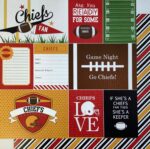 Scrapbooksrus CHIEFS FOOTBALL 12"X12" Scrapbook Paper Kit 12 Sheets - Image 14