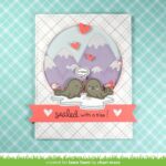 Lawn Fawn SEALED WITH A KISS Clear Stamps 3"X2" 7pc - Image 3