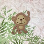 MONKEY Animal 3D Scrapbook Die Cut Embellishment - Image 2