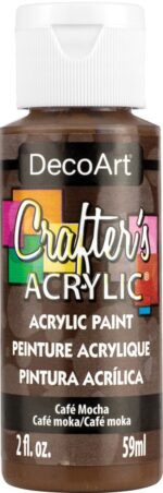 DecoArt Crafter's Acrylic CAFE MOCHA Acrylic Paint 2oz
