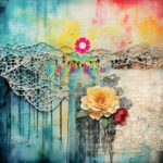 Scrapbooksrus FLORALS ON THE FRINGE 12"X12" Scrapbook Paper - Image 3