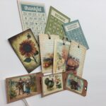 Tags & Ephemera 10pc FALL AND THANKSGIVING TAGS & ATC CARDS Set B