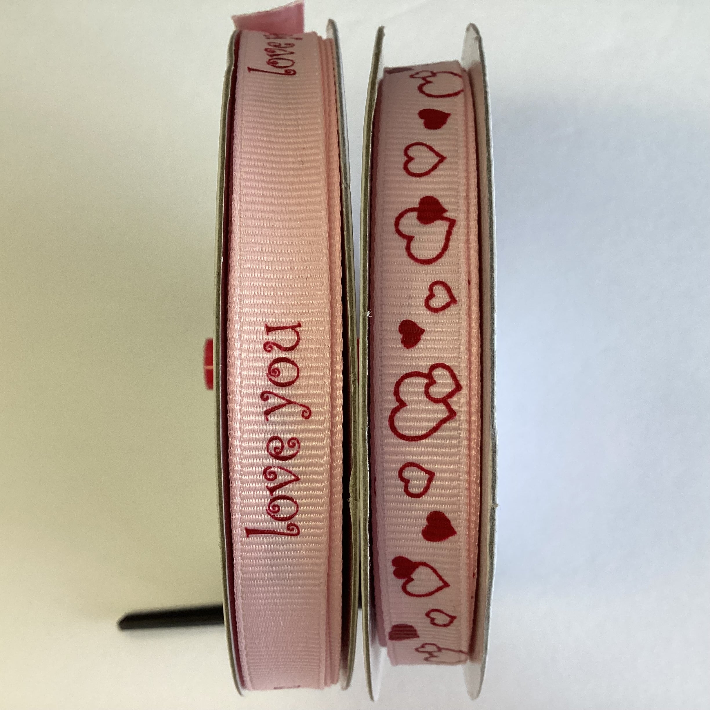 03C0ABD4-5149-46EA-A9C6-9C9D6FD43A89.jpg Creative Impression 1/8" LOVE GROSGRAIN Ribbon 1 yard - Image 1
