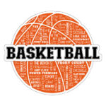 Scrapbook Customs BASKETBALL COLLAGE LASER 3D Diecut
