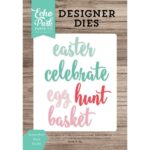 Echo Park EASTER HUNT WORD Designer Die Set 5pc