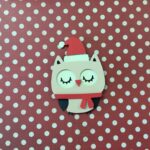 CHRISTMAS OWL Custom Scrapbook Die Cuts