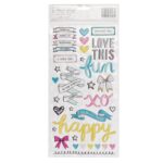Thickers Maggie Holmes CRIQUE CAROUSEL Puffy Phrase Stickers - Image 2