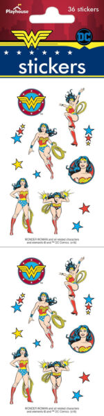 Paper House WONDER WOMAN MINI Stickers 36pc - Image 2