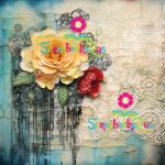 Scrapbooksrus FLORALS ON THE FRINGE PACK 12pc 12"X12" Scrapbook Paper - Image 5