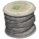 Melissa Frances Embellishments White RIBBONS & TRIMS 1yd