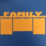 FAMILY FRAME PAGE BORDER Die Cut